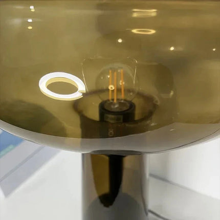 Lampe de table en marbre nordique avec éclairage LED chaleureux - Luminous Place