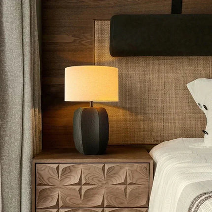 Lampe de table style nordique japonais pour salon et chambre avec éclairage LED chaleureux - Luminous Place