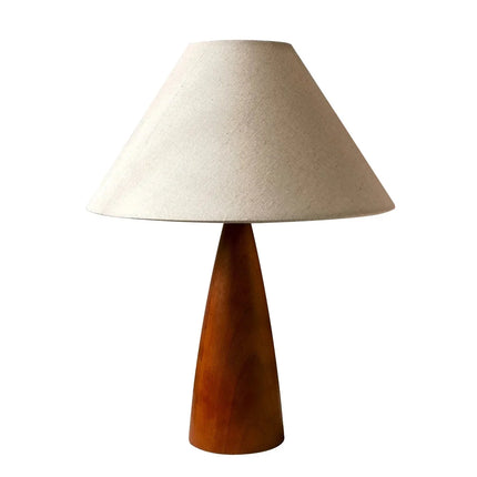 Lampe de table en bois massif style chinois rétro avec lumière d’ambiance chaleureuse - Luminous Place