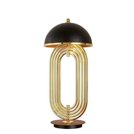 Lampe de table design antique champignon en fer avec lumière LED chaleureuse - Luminous Place