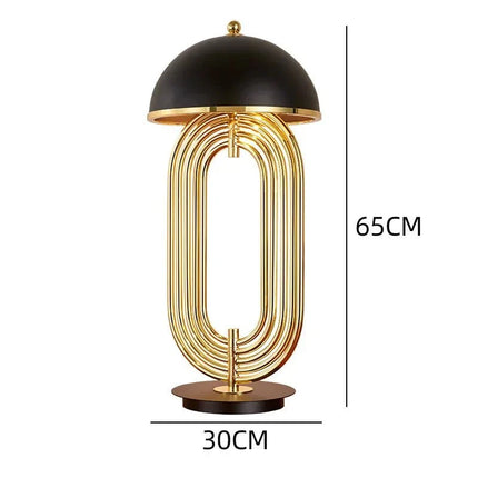Lampe de table design antique champignon en fer avec lumière LED chaleureuse - Luminous Place