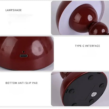 Lampe de table LED nordique tactile à 3 couleurs avec gradation douce, éclairage chaleureux pour maison et bureau - Luminous Place