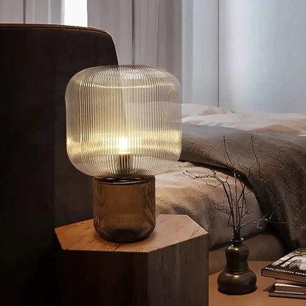 Lampe de table design nordique à intensité variable, batterie longue durée, éclairage intérieur cosy - Luminous Place