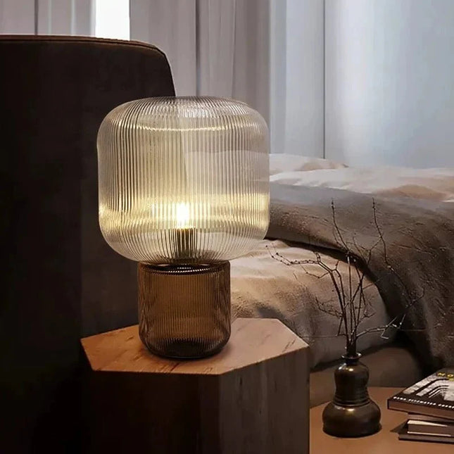Lampe de table design nordique à intensité variable, batterie longue durée, éclairage intérieur cosy - Luminous Place