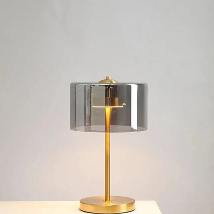 Lampe de table moderne minimaliste à lumière rouge pour chambre et bar, ambiance cosy - Luminous Place