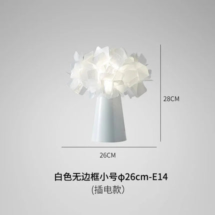 Lampe de table design italien à fleurs, éclairage décoratif pour chambre et bureau - Luminous Place