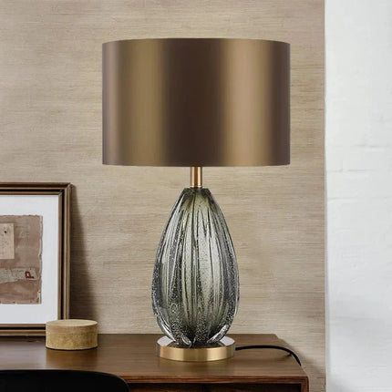 Lampe de table de lecture design luxe en verre, éclairage intérieur élégant - Luminous Place