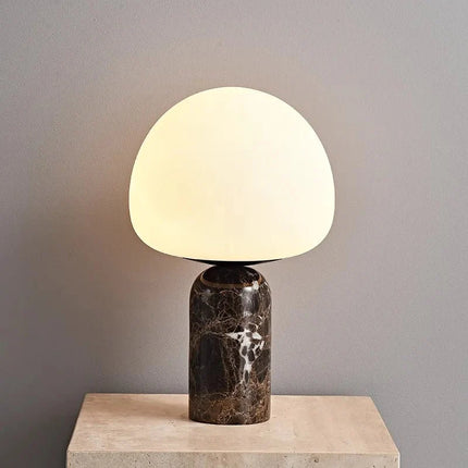 Lampe de table minimaliste en marbre, éclairage intérieur rétro - Luminous Place