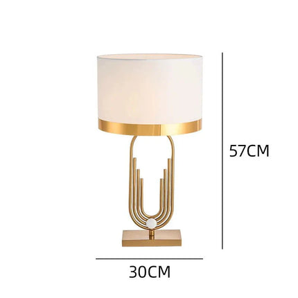 Lampe de table design post - moderne, lumière chaude élégante pour lecture - Luminous Place