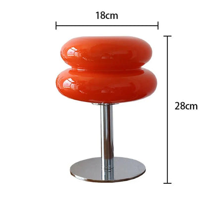 Lampe de table en verre Macaron, variateur trichromatique, lumière d’ambiance cosy - Luminous Place