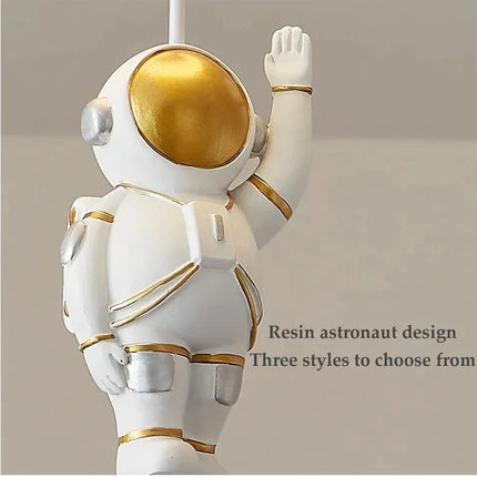 Lampe Enfant Plafonnier LED Ballon Astronome Design Nordique Lumière Chaude - Luminous Place