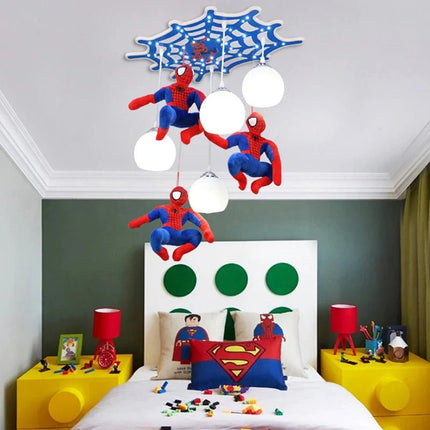 Lampe Enfant Plafonnier LED Design Nik en Bois et Verre Dépoli, Ambiance Chaleureuse - Luminous Place