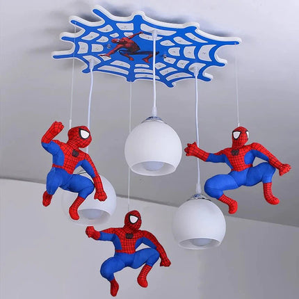 Lampe Enfant Plafonnier LED Design Nik en Bois et Verre Dépoli, Ambiance Chaleureuse - Luminous Place