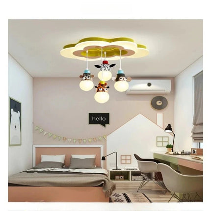 Lampe Enfant Plafonnier LED Animaux Créatif pour Chambre d’Enfants - Luminous Place