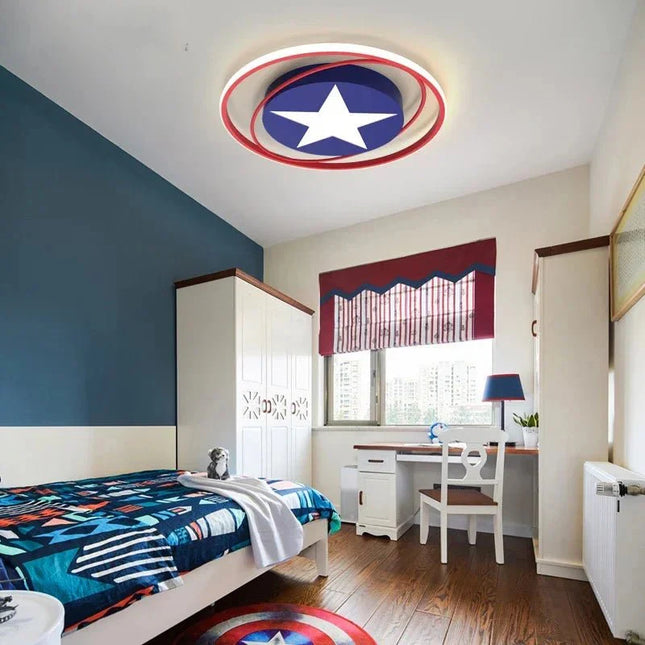 Lampe Enfant Plafonnier LED Minimaliste Moderne en Métal et Acrylique - Luminous Place