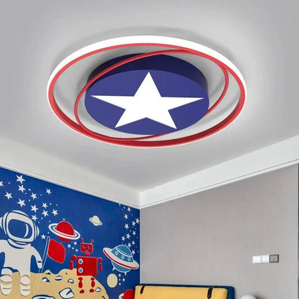 Lampe Enfant Plafonnier LED Minimaliste Moderne en Métal et Acrylique - Luminous Place