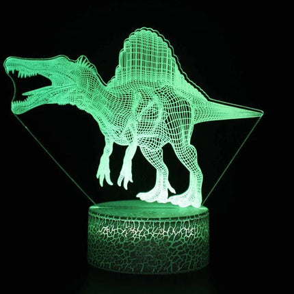 Lampe Enfant LED 3D Dinosaure en Acrylique USB Veilleuse Table - Luminous Place