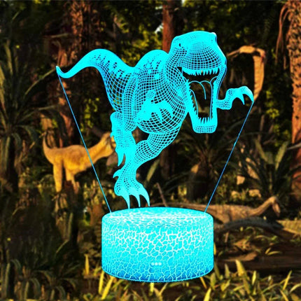 Lampe Enfant LED 3D Dinosaure en Acrylique USB Veilleuse Table - Luminous Place