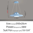 B Bleu D50x20cm 38W / Lumière Froide