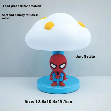 Lampe Enfant Spider - Man LED à lumière chaude douce, USB rechargeable, décor animé - Luminous Place