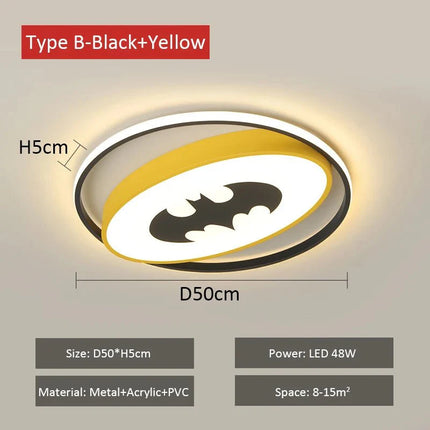 Lampe Enfant Plafonnier LED Moderne Design Cartoon, Lumière Chaude - Luminous Place
