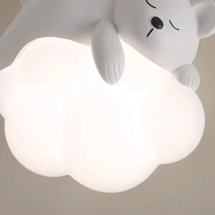 Lampe Enfant Murale LED Ours Cartoon en Résine, Lumière d’Ambiance Douce - Luminous Place