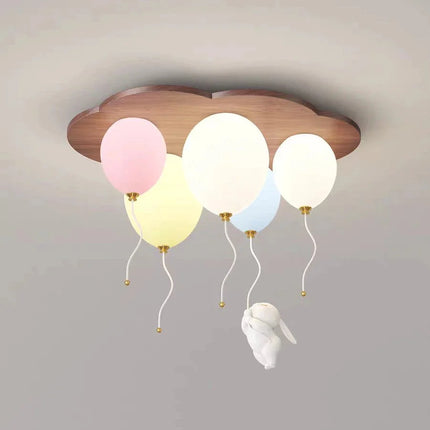 Lampe Enfant Plafonnier LED en Bois Design Romantique Ambiance Chaleureuse - Luminous Place