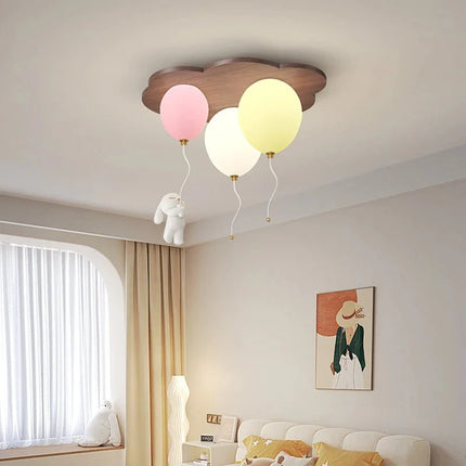 Lampe Enfant Plafonnier LED en Bois Design Romantique Ambiance Chaleureuse - Luminous Place