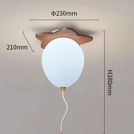 Lampe Enfant Plafonnier LED en Bois Design Romantique Ambiance Chaleureuse - Luminous Place