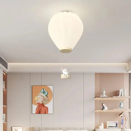 Lampe Enfant Plafonnier LED Moderne Ours Montgolfière, Protection Yeux, Économie d'Énergie - Luminous Place