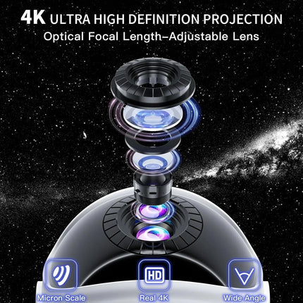 Lampe Enfant Projecteur Astronaute LED Ciel Étoilé Galaxie Ambiance Cosy - Luminous Place