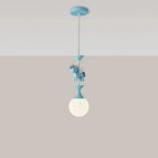 Bleu 1Lampe / Lumière Chaude Lumière