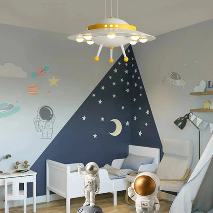 Lampe Enfant Suspension LED Ovni Espace Design Nordique Moderne - Luminous Place