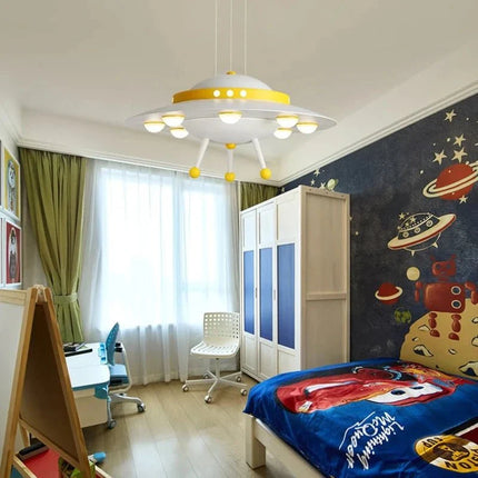 Lampe Enfant Suspension LED Ovni Espace Design Nordique Moderne - Luminous Place