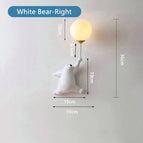 Blanc Ours Droite / Lumière Froide