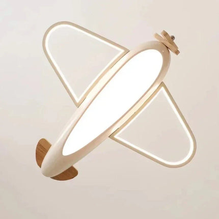 Lampe Enfant Plafonnier Avion LED Spectre Complet Protection Yeux - Luminous Place