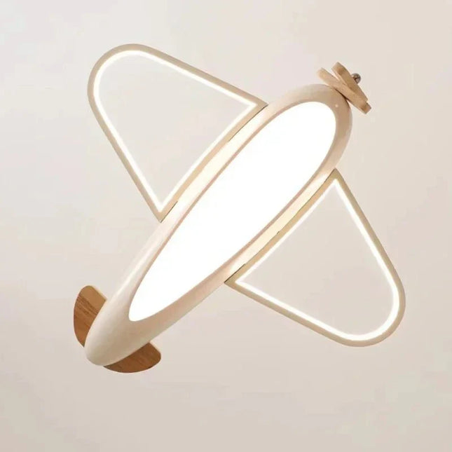 Lampe Enfant Plafonnier Avion LED Spectre Complet Protection Yeux - Luminous Place
