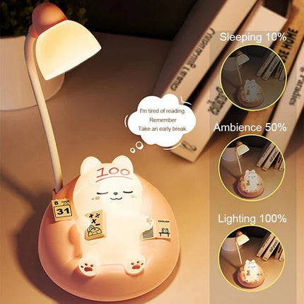 Lampe Enfant LED Veilleuse Animaux Mignons Ours Chat Chien Lumière Chaude - Luminous Place