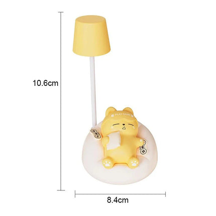 Lampe Enfant LED Veilleuse Animaux Mignons Ours Chat Chien Lumière Chaude - Luminous Place
