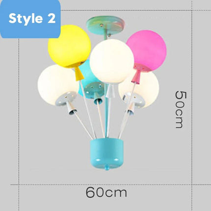 Lampe Enfant Lustre en Bois Style Sputnik pour Salon et Salle à Manger - Luminous Place
