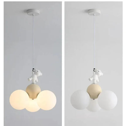 Lampe Enfant Lustre Suspendu Moderne en PVC pour Salle à Manger 2024 - Luminous Place