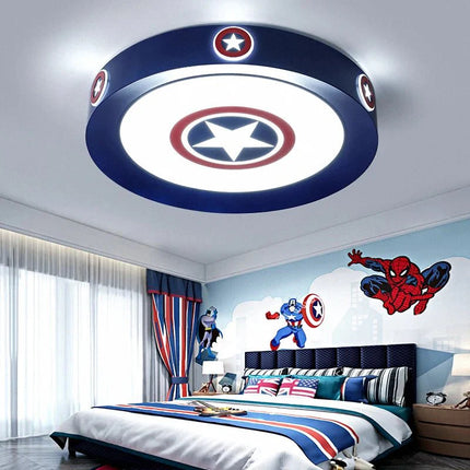 Lampe Enfant Plafonnier LED Moderne en Alliage et Acrylique, Lumière Chaude Ajustable - Luminous Place