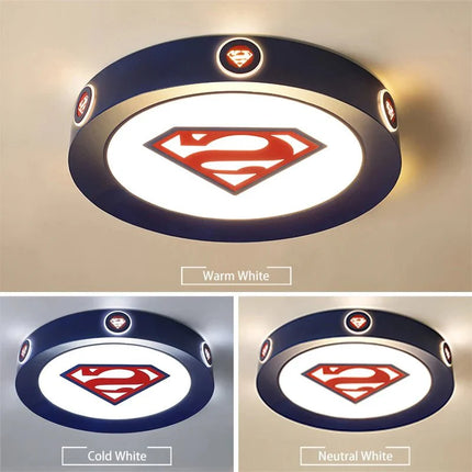 Lampe Enfant Plafonnier LED Moderne en Alliage et Acrylique, Lumière Chaude Ajustable - Luminous Place