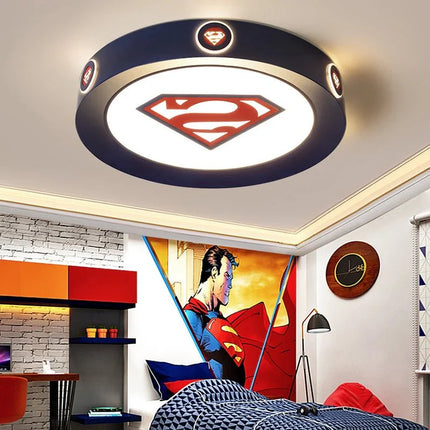 Lampe Enfant Plafonnier LED Moderne en Alliage et Acrylique, Lumière Chaude Ajustable - Luminous Place