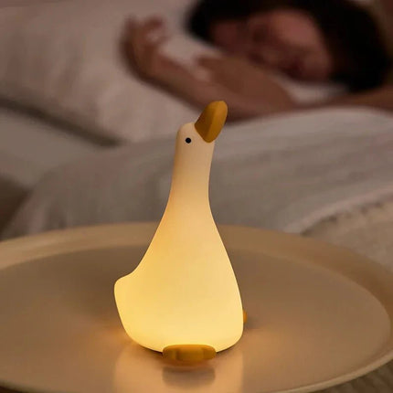 Lampe Enfant Veilleuse LED Canard en Silicone Rechargeable à Lumière Douce - Luminous Place