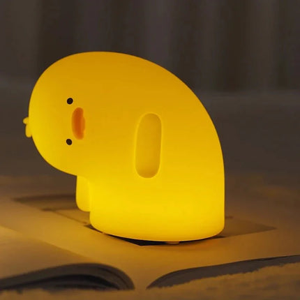 Lampe Enfant Veilleuse LED Canard en Silicone Rechargeable à Lumière Douce - Luminous Place
