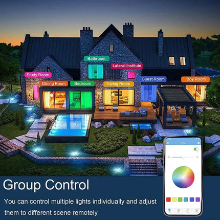 Lampe Enfant Plafonnier Moderne RGB Bluetooth 52W avec Télécommande AC220V - Luminous Place