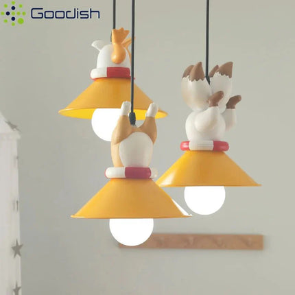 Lampe Enfant Suspension LED Nordique Design Dessin Animé Lumière Chaude - Luminous Place