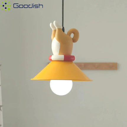 Lampe Enfant Suspension LED Nordique Design Dessin Animé Lumière Chaude - Luminous Place