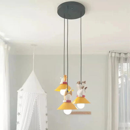 Lampe Enfant Suspension LED Nordique Design Dessin Animé Lumière Chaude - Luminous Place